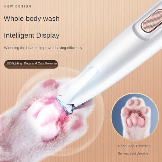 New Dog&Cat Paw Trimmer with LED Light Fully Waterproof