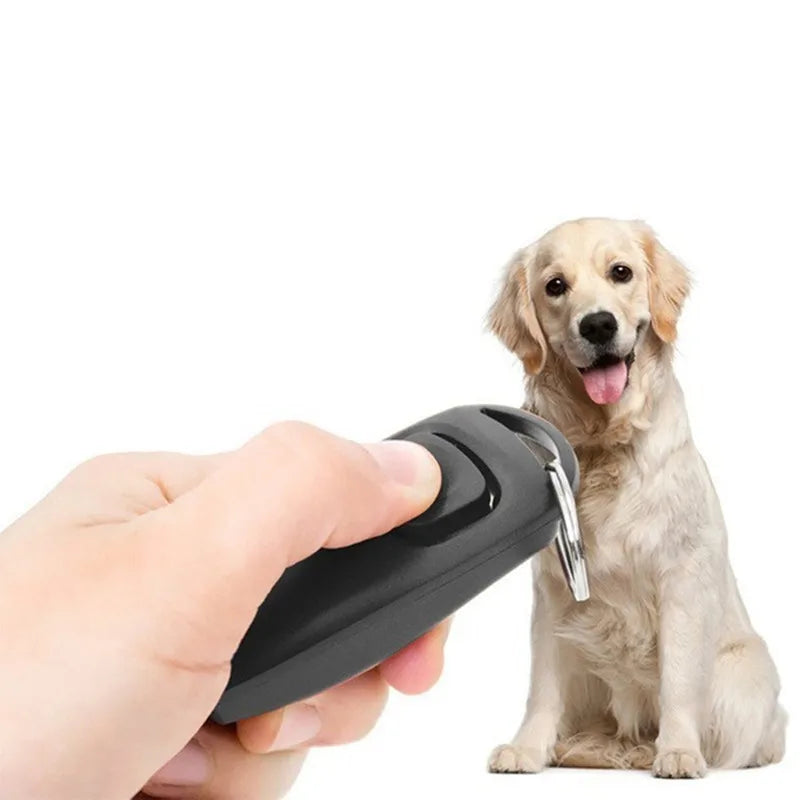 2 In 1 Pet  Clicker, Whistle Clicker for stop barking