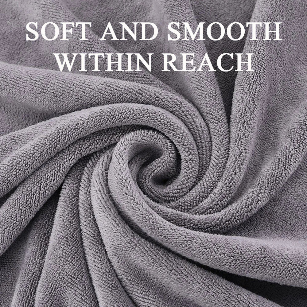 Microfiber Bath Towel Super Soft Absorbent Quick