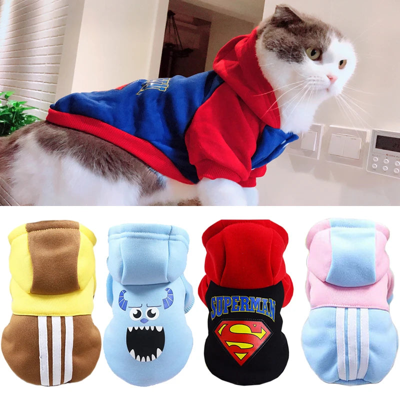 Cat & Puppy Sport Hoodies