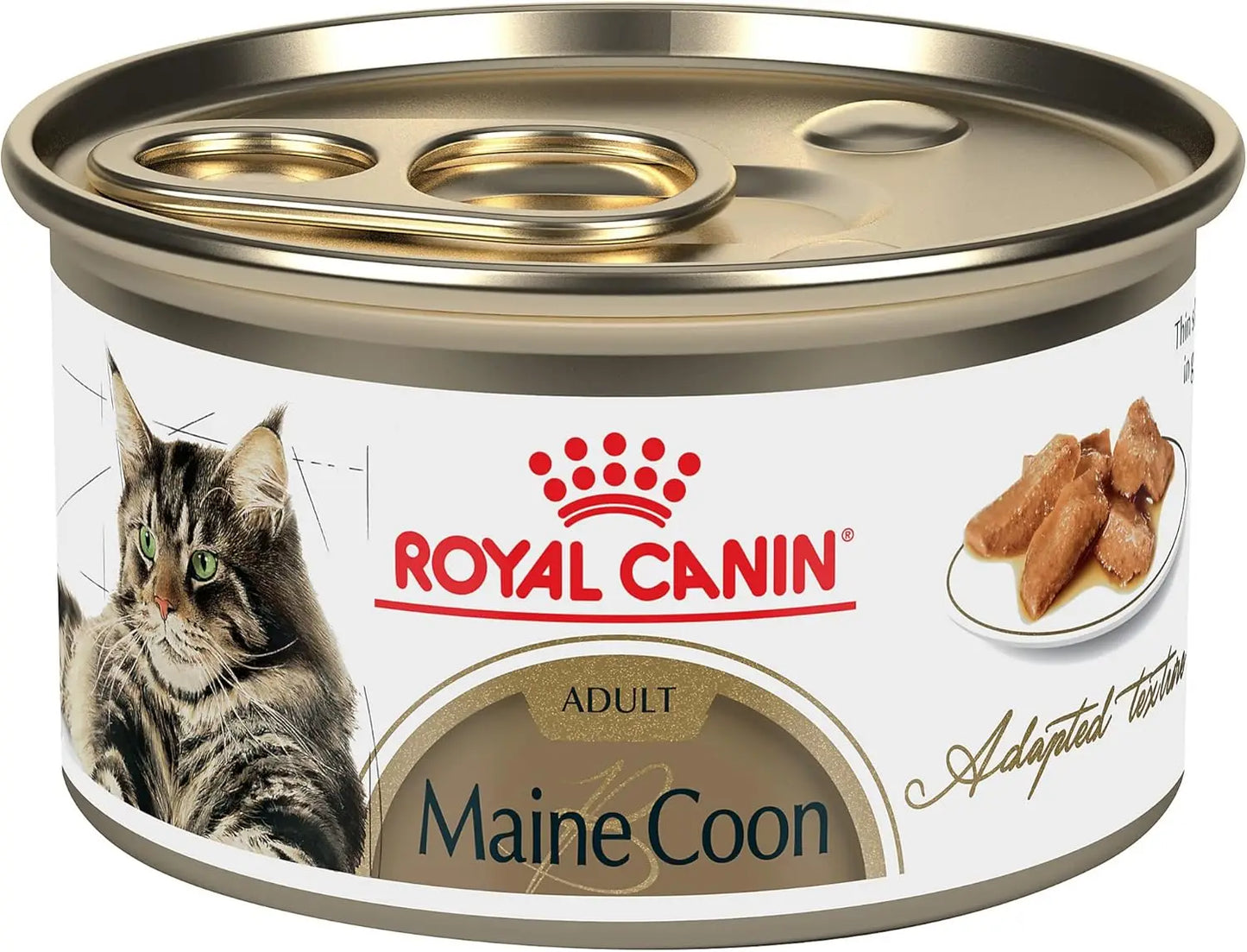 Royal Canin Feline Breed Nutrition Maine Coon Adult Thin Slices in Gravy Canned Cat Food, 3 oz can (24-count)