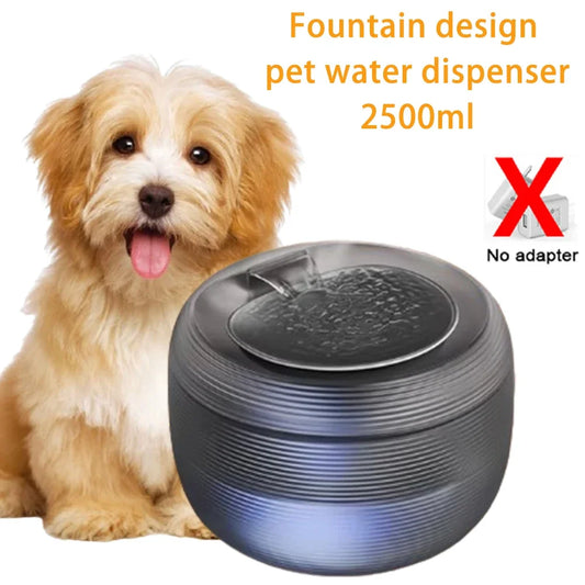 Pet Automatic Water Fountain With LED Light Ultra Silent