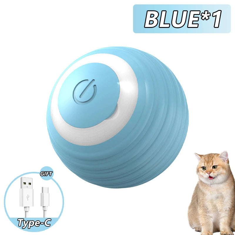 Cat Interactive Ball, 3 Mode Automatic Rolling Ball