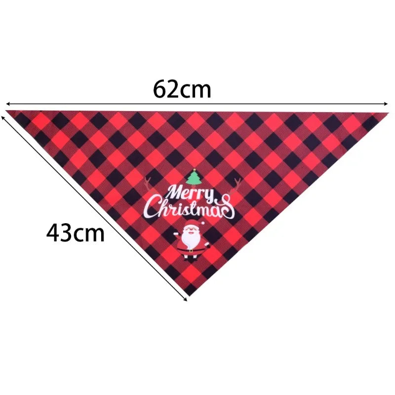 Pet Triangle Christmas Scarf