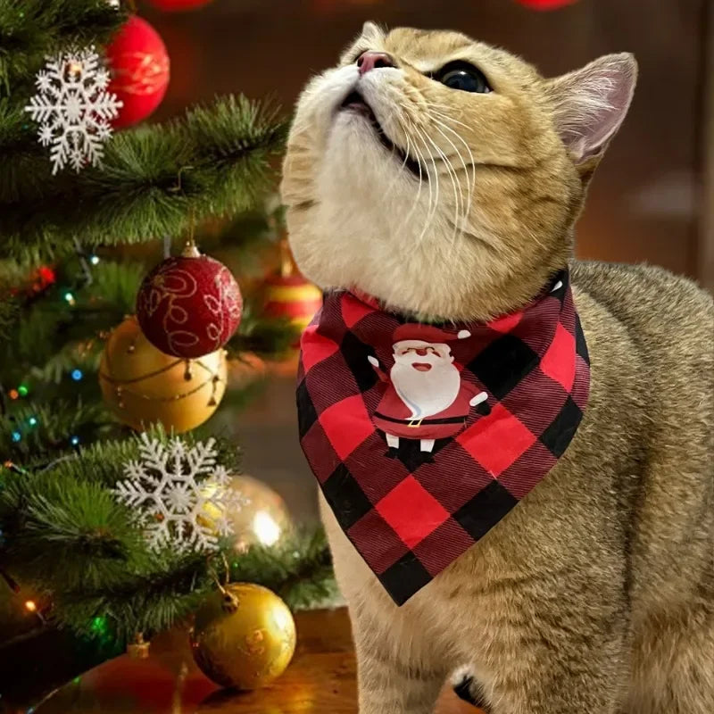 Pet Triangle Christmas Scarf