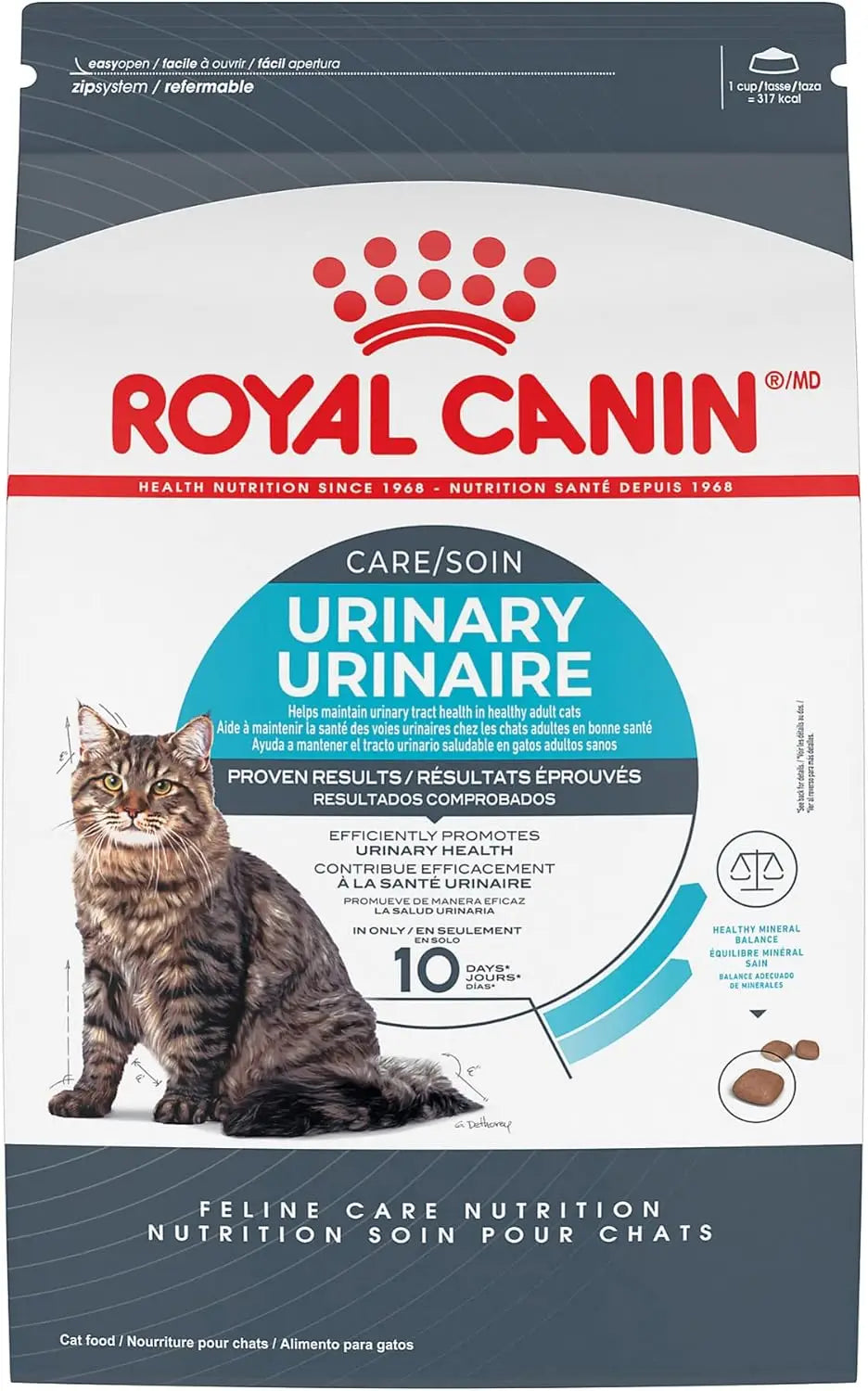 Royal Canin Feline Care Nutrition Urinary Care Adult Dry Cat Food, 6 lb/2.7Kg bag